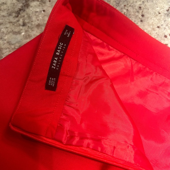 Red Zara Skirt - Picture 6 of 9